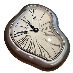 Kirch Verichron SALVADOR DALI Melting Face Wall Clock Aluminum Postmodern